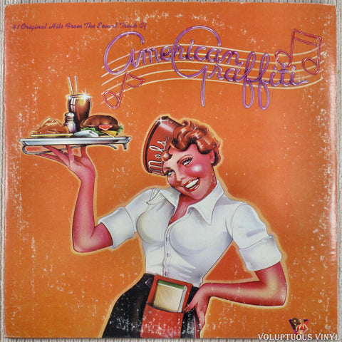 Various ‎– 41 Original Hits From The Sound Track Of American Graffiti vinyl record front cover