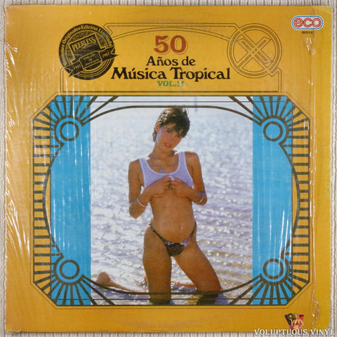 Various ‎– 50 Años De Música Tropical Vol. II vinyl record front cover