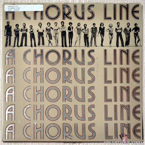 Various ‎– A Chorus Line - Original Cast Recording vinyl record front cover