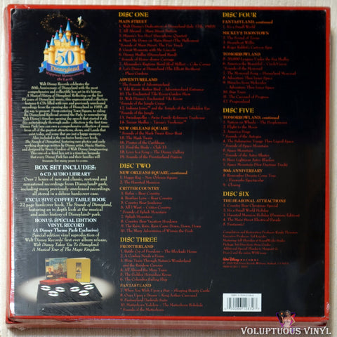 Various ‎– A Musical History Of Disneyland CD Box Set back cover