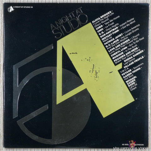 Various – A Night At Studio 54 vinyl record front cover