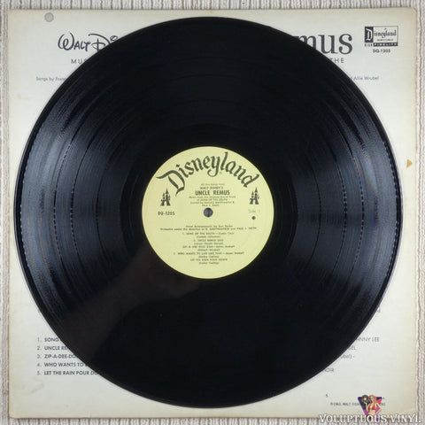 Various ‎– All The Songs From Walt Disney's Uncle Remus vinyl record