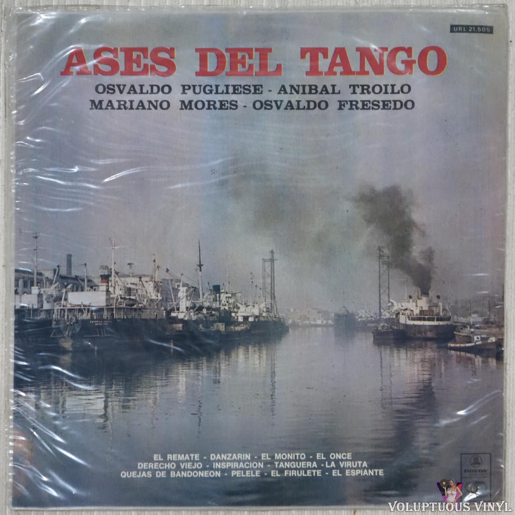 Various ‎– Ases Del Tango vinyl record front cover