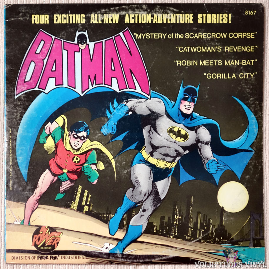 Various ‎– Batman vinyl record front cover