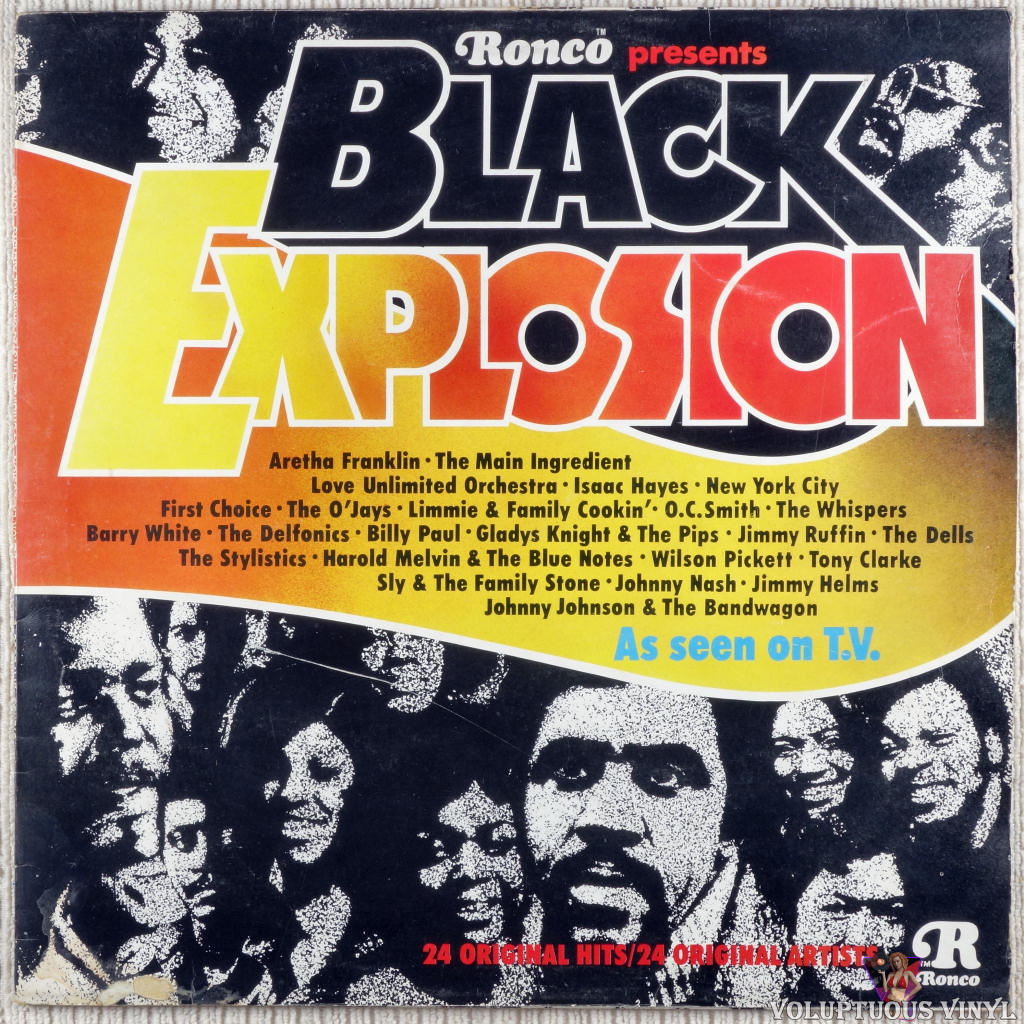 Various ‎– Black Explosion vinyl record front cover
