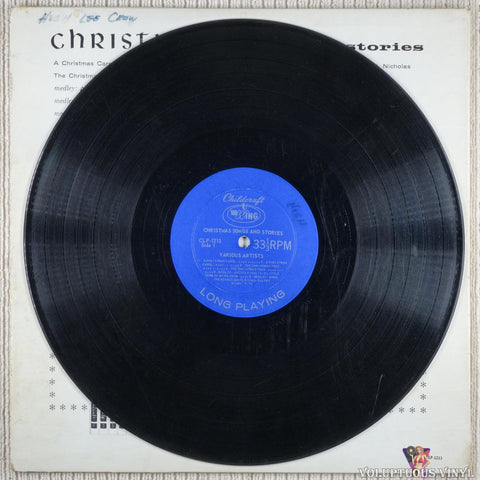 Various – Christmas Songs And Stories vinyl record