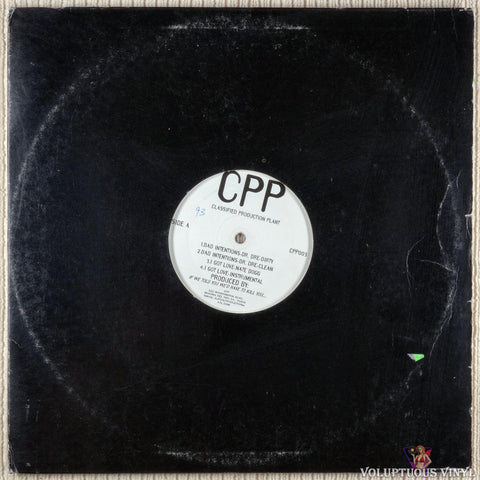 Various – CPP Classified Production Plant vinyl record Side A