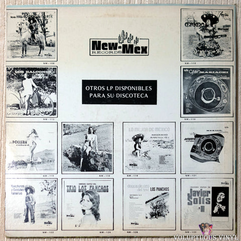 Various ‎– Cumbias Famosas Y La Pollera Colora Bailables vinyl record back cover