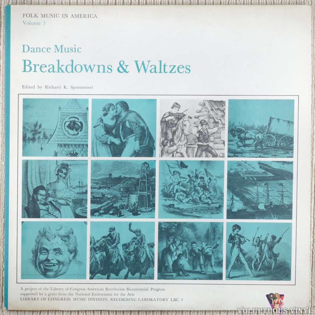 Various – Dance Music: Breakdowns & Waltzes vinyl record front cover