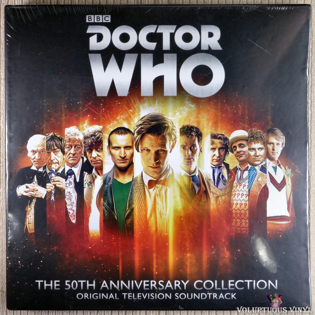 Various ‎– Doctor Who - The 50th Anniversary Collection vinyl record front cover
