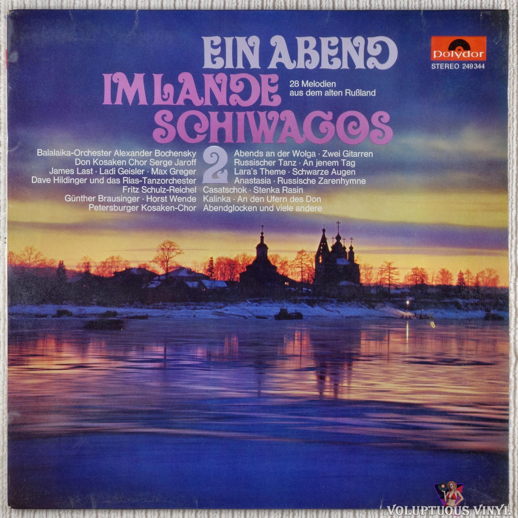 Various ‎– Ein Abend Im Lande Schiwagos 2 vinyl record front cover