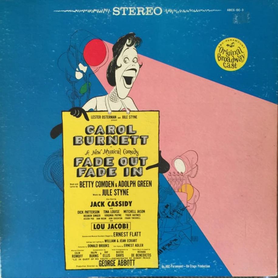 Various – Fade In - Fade Out (Original Broadway Cast) vinyl record front cover