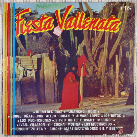 Various ‎– Fiesta Vallenata (1989) Venezuelan Press