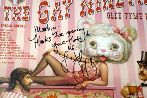 Various ‎– The Gay Nineties Olde Tyme Music vinyl record front cover autograph