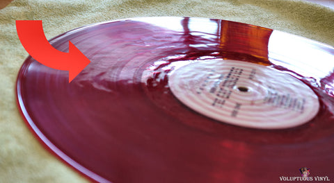 Various ‎– The Gay Nineties Olde Tyme Music vinyl record heat damage