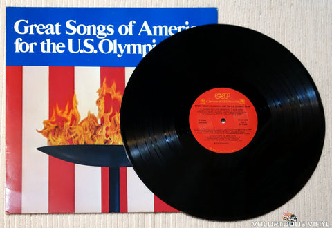 Various ‎– Great Songs Of America For The U.S. Olympic Team vinyl record