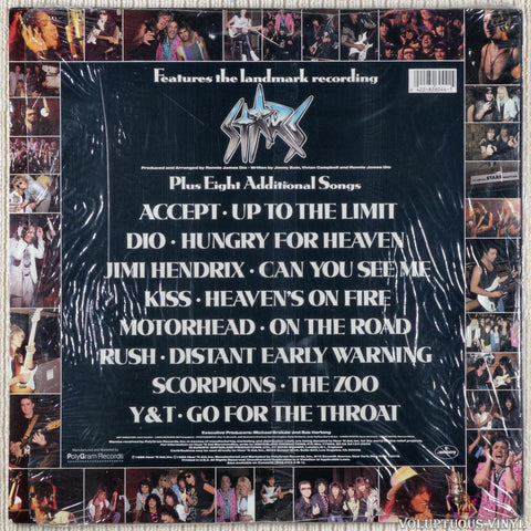 Various ‎– Hear'n Aid vinyl record back cover
