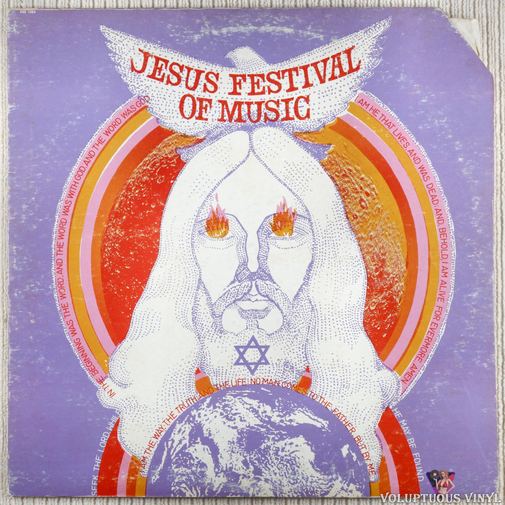 Various ‎– Jesus Festival Of Music vinyl record front cover