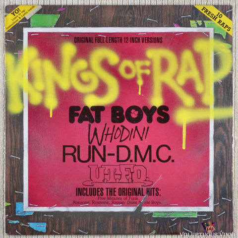 Various – Kings Of Rap vinyl record front cover