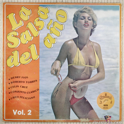 Various – La Salsa Del Año Vol. 2 vinyl record front cover