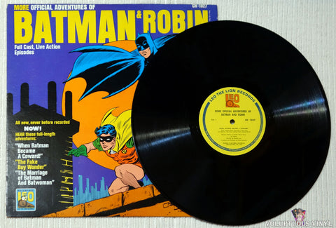 Various ‎– More Official Adventures Of Batman & Robin vinyl record