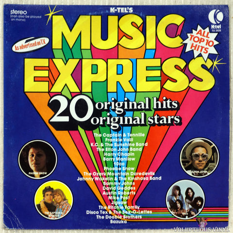Various ‎– Music Express vinyl record front cover