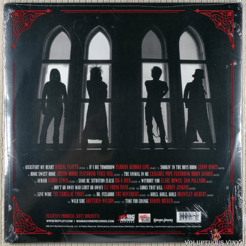 Various ‎– Nashville Outlaws (A Tribute To Mötley Crüe) vinyl record back cover
