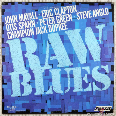 Various ‎– Raw Blues vinyl record front cover