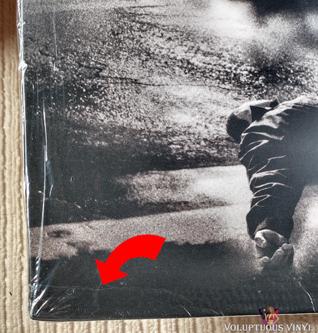 Various ‎– Romeo Must Die - The Album vinyl record front cover bottom left corner