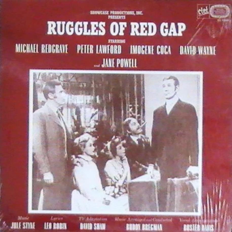 Various ‎– Ruggles Of Red Gap (Original Television Soundtrack Recording) vinyl record front cover