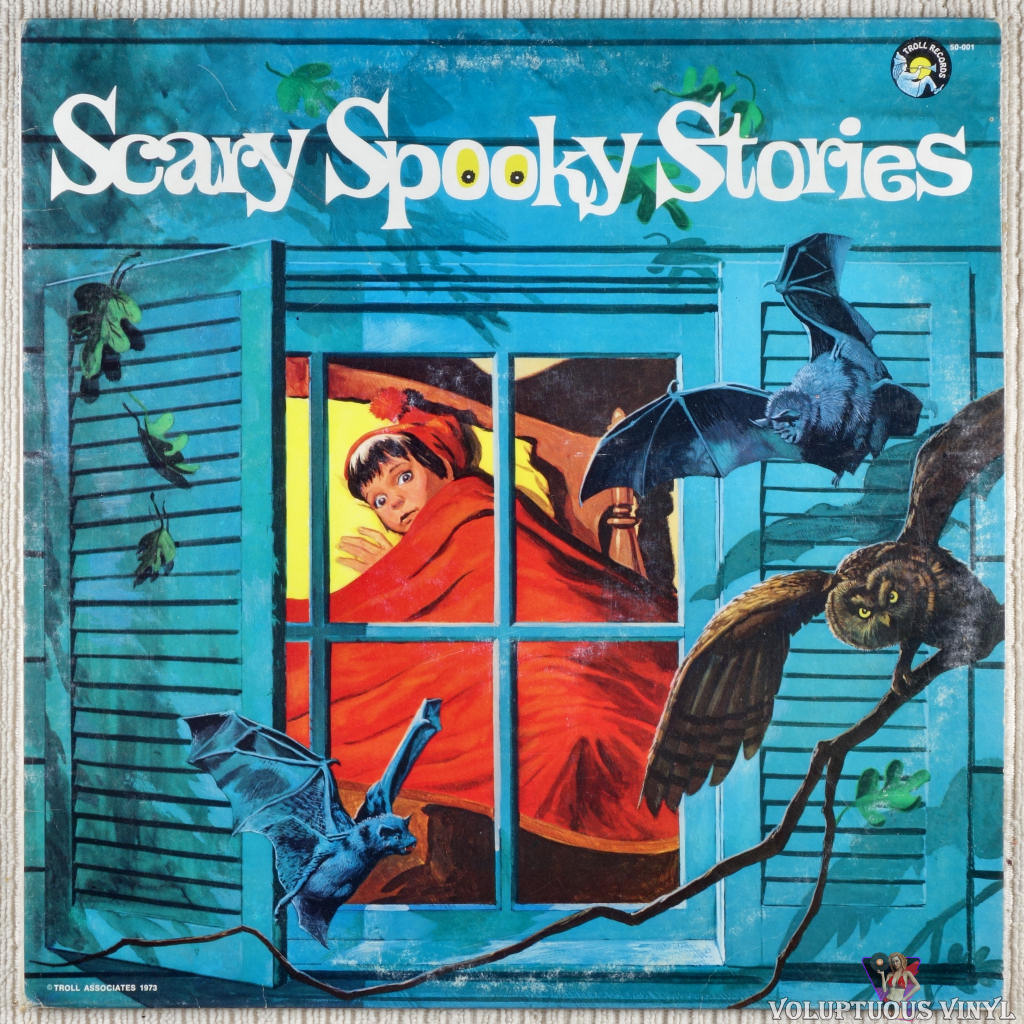 Various – Scary Spooky Stories vinyl record front cover