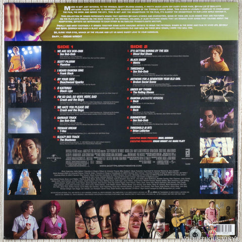 Various – Scott Pilgrim Vs. The World (Original Motion Picture Soundtrack) vinyl record back cover