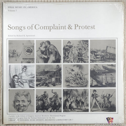 Various ‎– Songs Of Complaint & Protest (1977) SEALED
