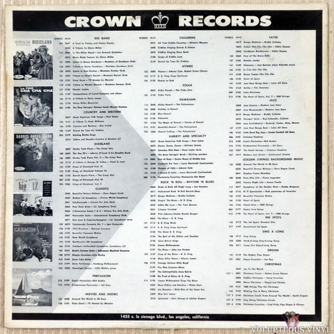 Various ‎– Sonny Criss, Gerald Wiggins, Erroll Garner, Stan Getz vinyl record back cover