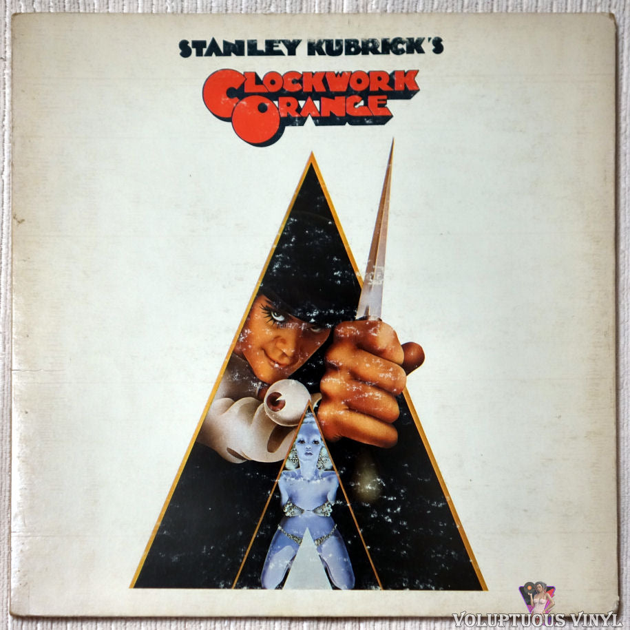 Various ‎– Stanley Kubrick's A Clockwork Orange (Music From The Soundtrack) vinyl record front cover