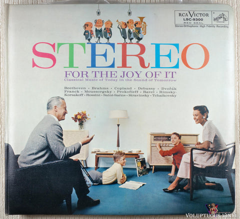 Various – Stereo For The Joy Of It - Classical Music Of Today In The Sound Of Tomorrow vinyl record front cover