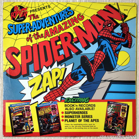 Various ‎– The Amazing Spider-Man And Friends! vinyl record back cover