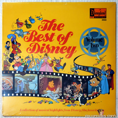 Various ‎– The Best Of Disney Volume Two vinyl record front cover