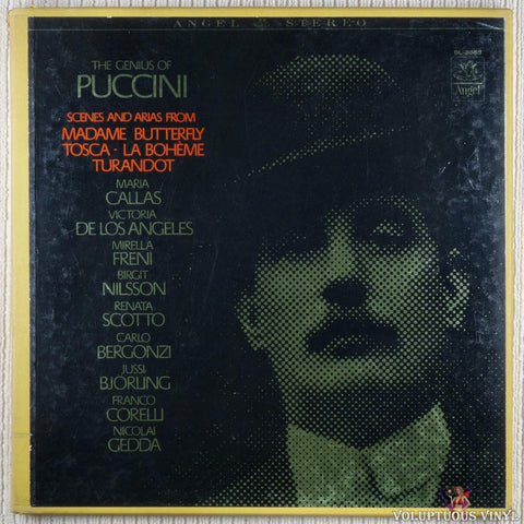 Various – The Genius Of Puccini vinyl record front cover