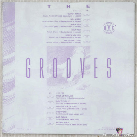 Various ‎– The Grooves 13 vinyl record back cover
