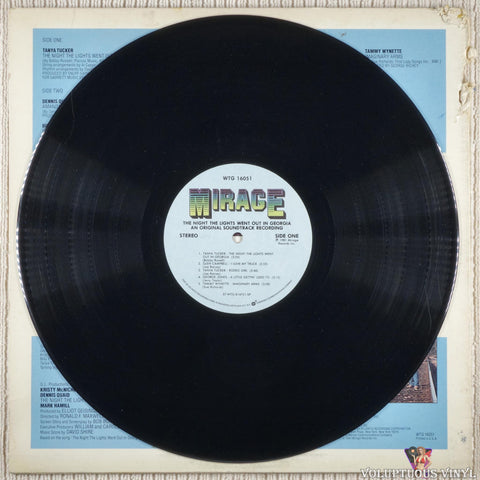 Various – The Night The Lights Went Out In Georgia: An Original Soundtrack Recording vinyl record