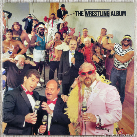 Various – The Wrestling Album vinyl record front cover