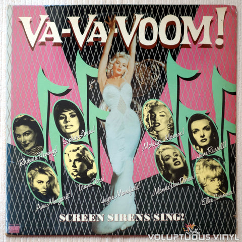 Various ‎– Va-Va-Voom! Screen Sirens Sing! - Vinyl Record - Front Cover