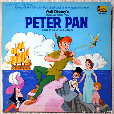 Various – Walt Disney's Story And Songs From Peter Pan (1969)