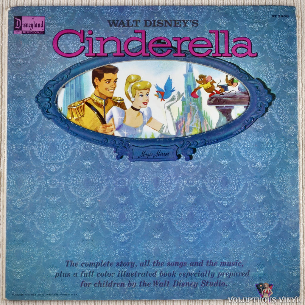 Various ‎– Walt Disney's Story Of Cinderella (1962) Vinyl, LP
