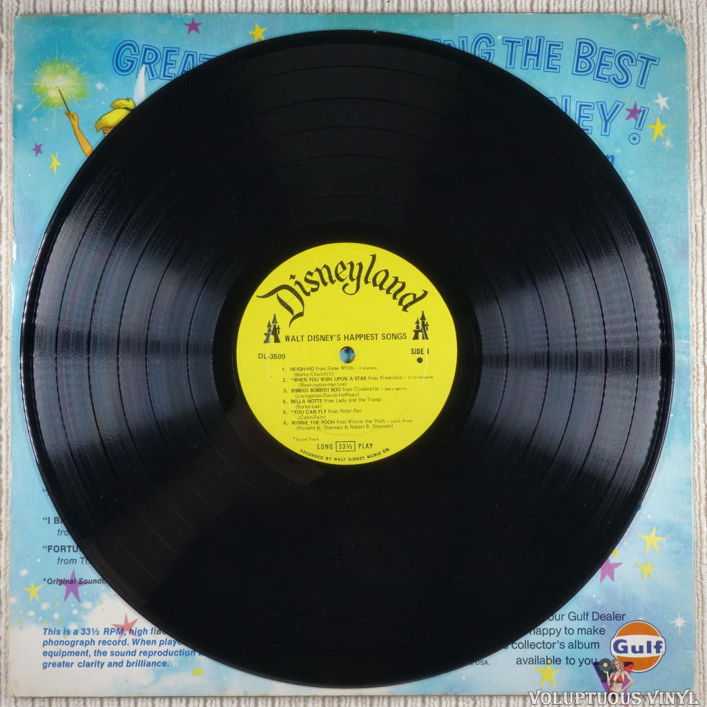 Various ‎– Walt Disney's Happiest Songs (1967) Vinyl, LP, Album