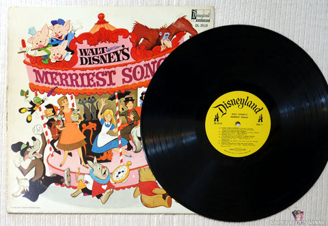 Various ‎– Walt Disney's Merriest Songs vinyl record