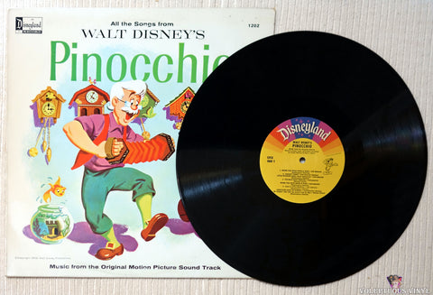 Various ‎– Walt Disney's Pinocchio vinyl record