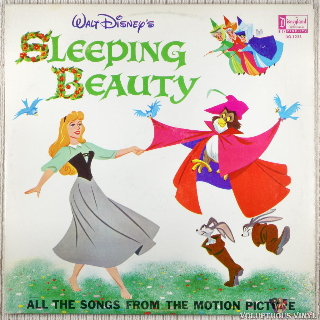 Various – Walt Disney's Sleeping Beauty vinyl record front cover