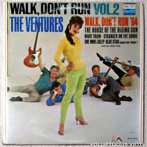 The Ventures ‎– Walk, Don't Run Vol. 2 - Vinyl Record - Front Cover